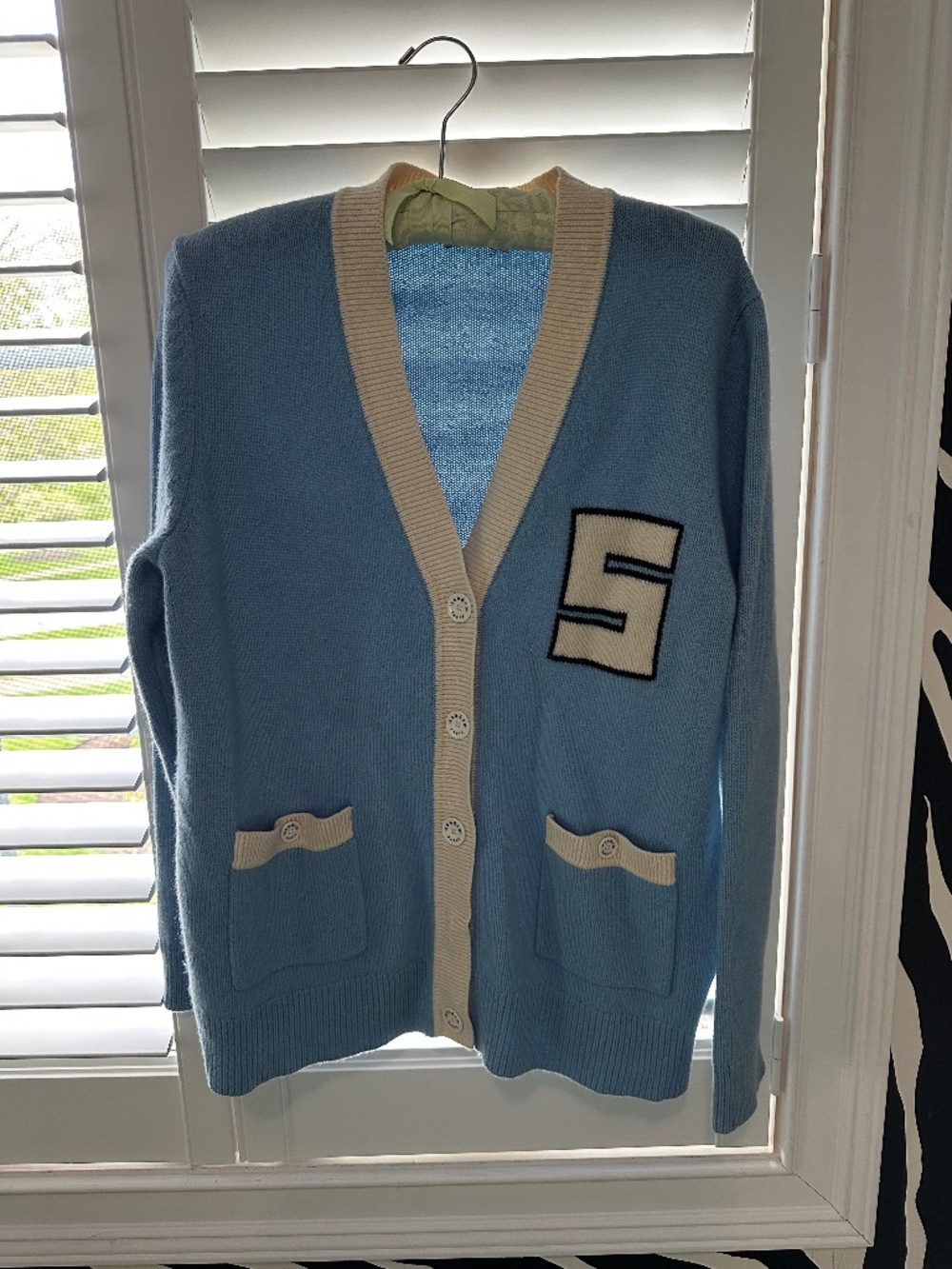 NWOT Sandro Paris Blue Sweater